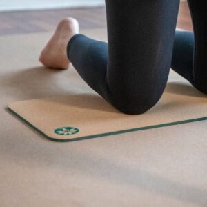 cork yoga pad, extra cushioning, yoga, knee protection
